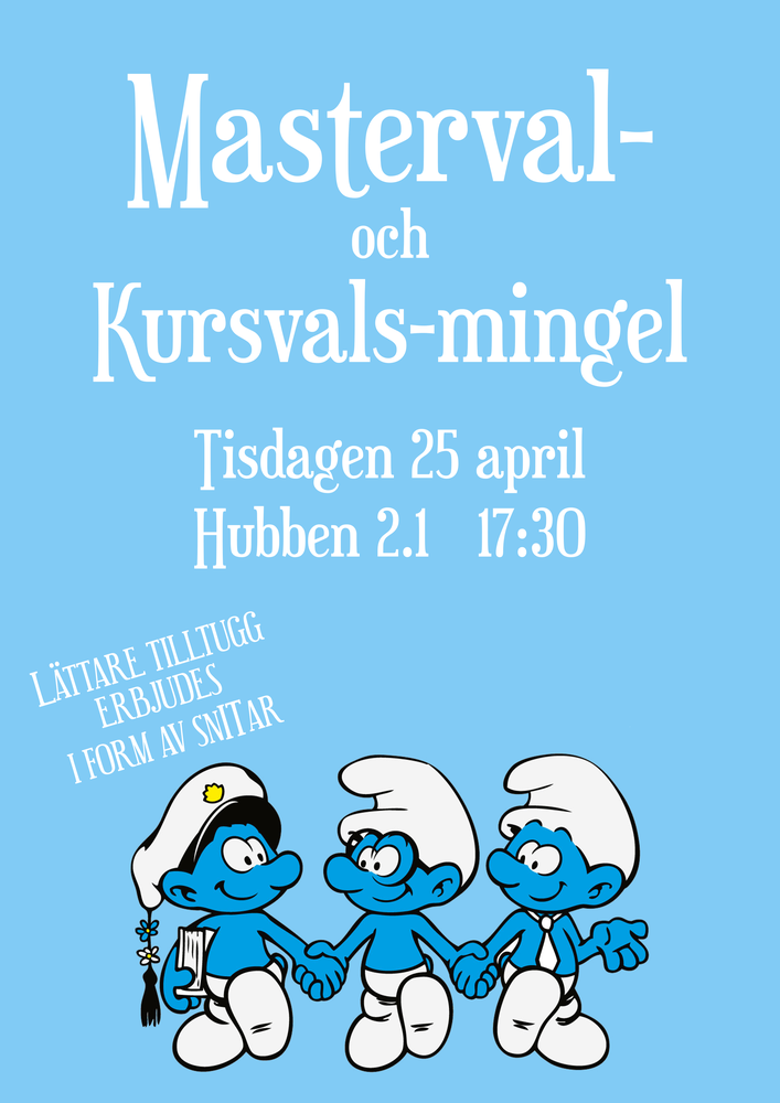 Masterval- och kursvalsmingel